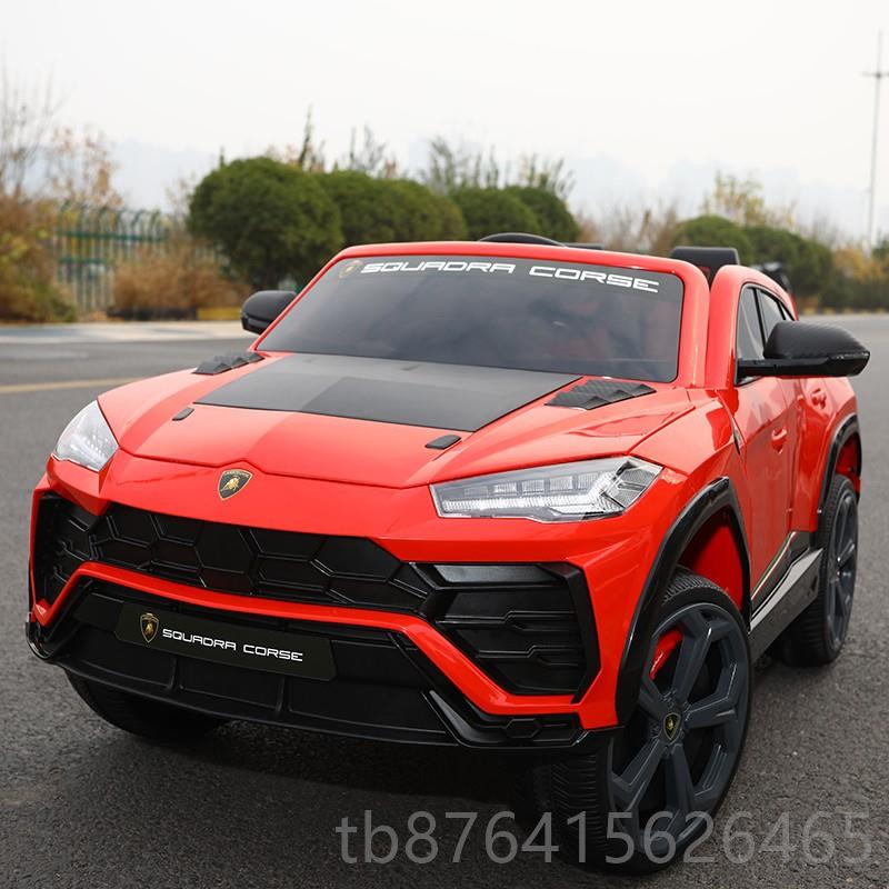 正品兰博基尼儿童电动5车四轮22年高端越野车男女小孩0宝遥控宝汽
