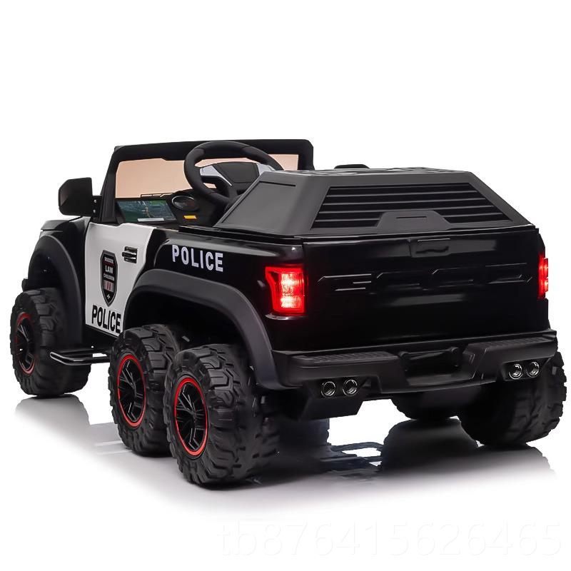 正品儿童电动宝车六轮亲超大可坐大人越野汽车小孩宝双人子玩具警