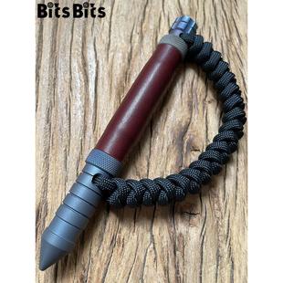 正品 防 钛合金酷棍edc巴撬把掌棍战棍术古藤应急破窗玩短棍便携式