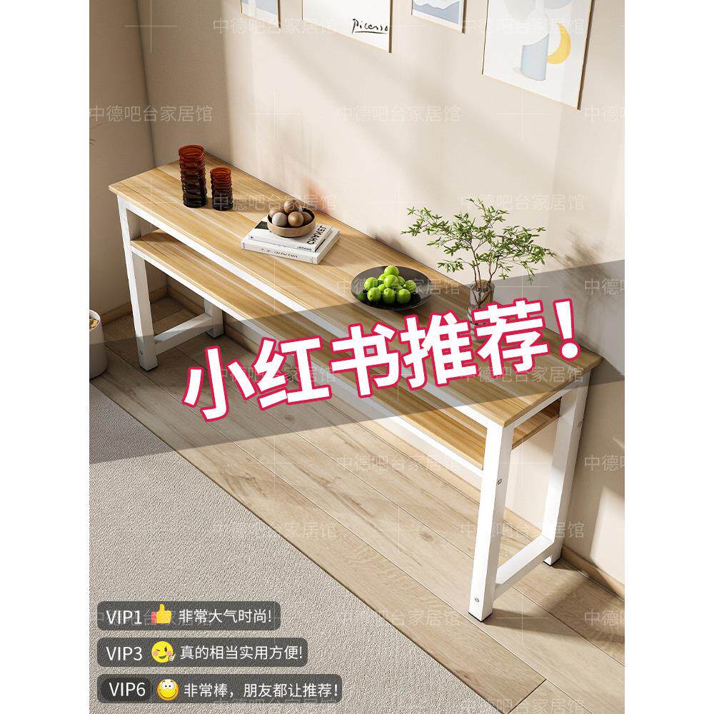 双层书桌写字桌学生培训桌电脑桌加宽桌子长条桌书法桌美甲桌定制