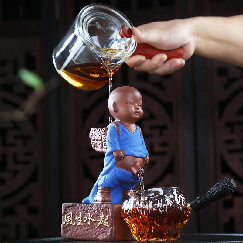 茶桌摆件高档紫砂茶宠可养小和尚撒尿娃娃喷水尿童茶台茶具配件,餐饮具,茶宠摆件,淘宝优惠券,粉丝福利购,淘宝优惠卷