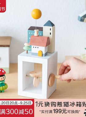 阿楹 房间改造情绪稳定摆件工位装饰木房屋高级小众艺术教师礼物