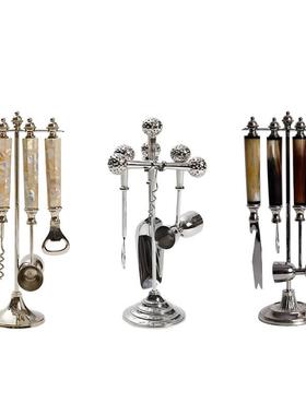 酒具开瓶器创意牛骨起瓶器样板间酒柜餐桌厨房吧台酒吧摆件装饰品