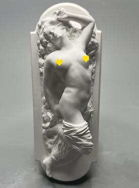 北欧复古浮雕罗马欧式人物雕塑石膏像家居装饰艺术民宿桌面摆件