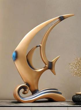 招财乘风破浪装饰摆件家居创意客厅电视柜办公室桌摆设酒柜装饰品