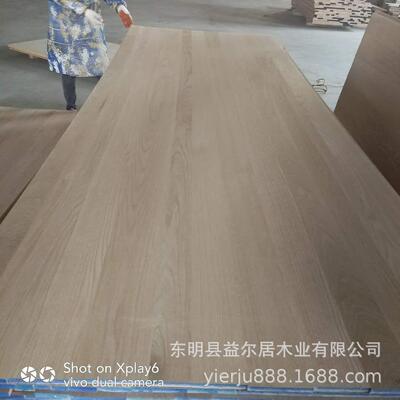 红橡衣柜板红橡木板材免漆实木桌面室内装修单面板复核板