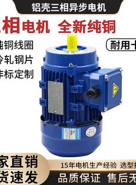 工厂直销MS/YS/YE3三相异步电机YS-71M2-4-0.37W4极380V1.5/3W