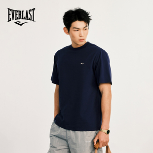 美国EVERLAST拳击运动短袖 索罗娜凉感透气宽松圆领T恤 男女同款