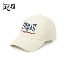 美国EVERLAST拳击运动户外休闲百搭复古简约棒球帽水洗软挡鸭舌帽