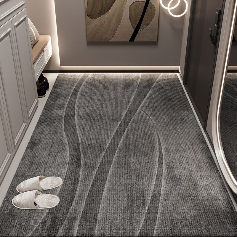 地垫入户门垫轻奢高级感进门脚垫玄关大门口防滑除尘耐脏灰色地毯,居家布艺,入户地垫,淘宝优惠券,粉丝福利购,淘宝优惠卷