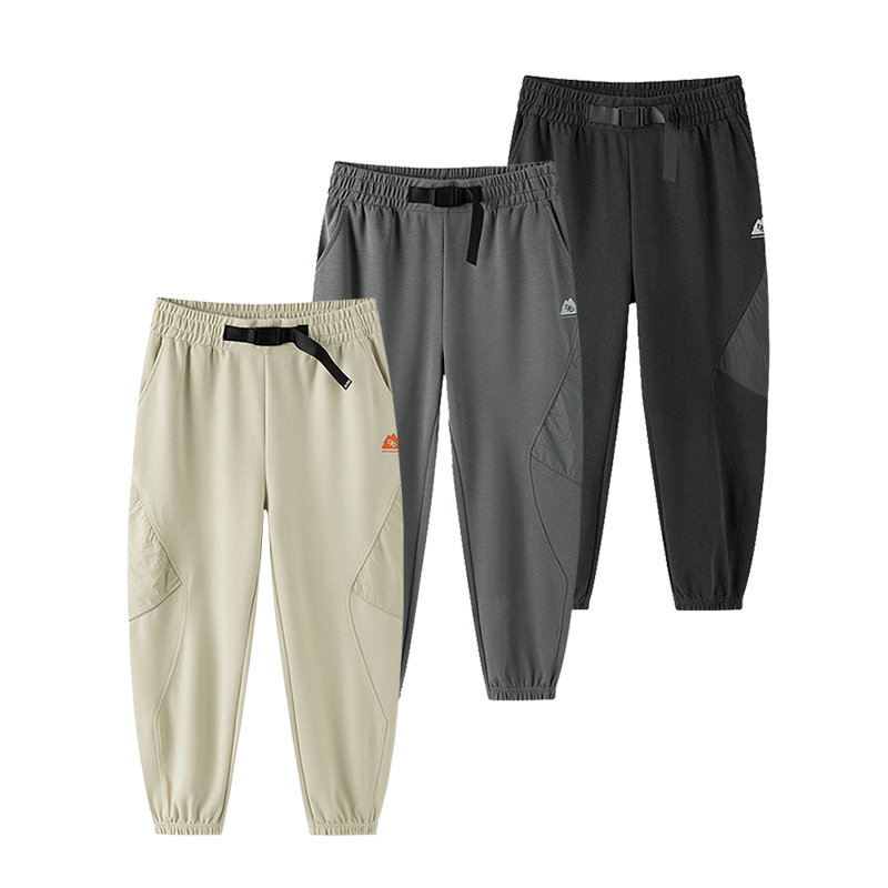 巴拉巴拉男童慢跑裤秋季舒适柔软宽松百搭针织长裤202325108104