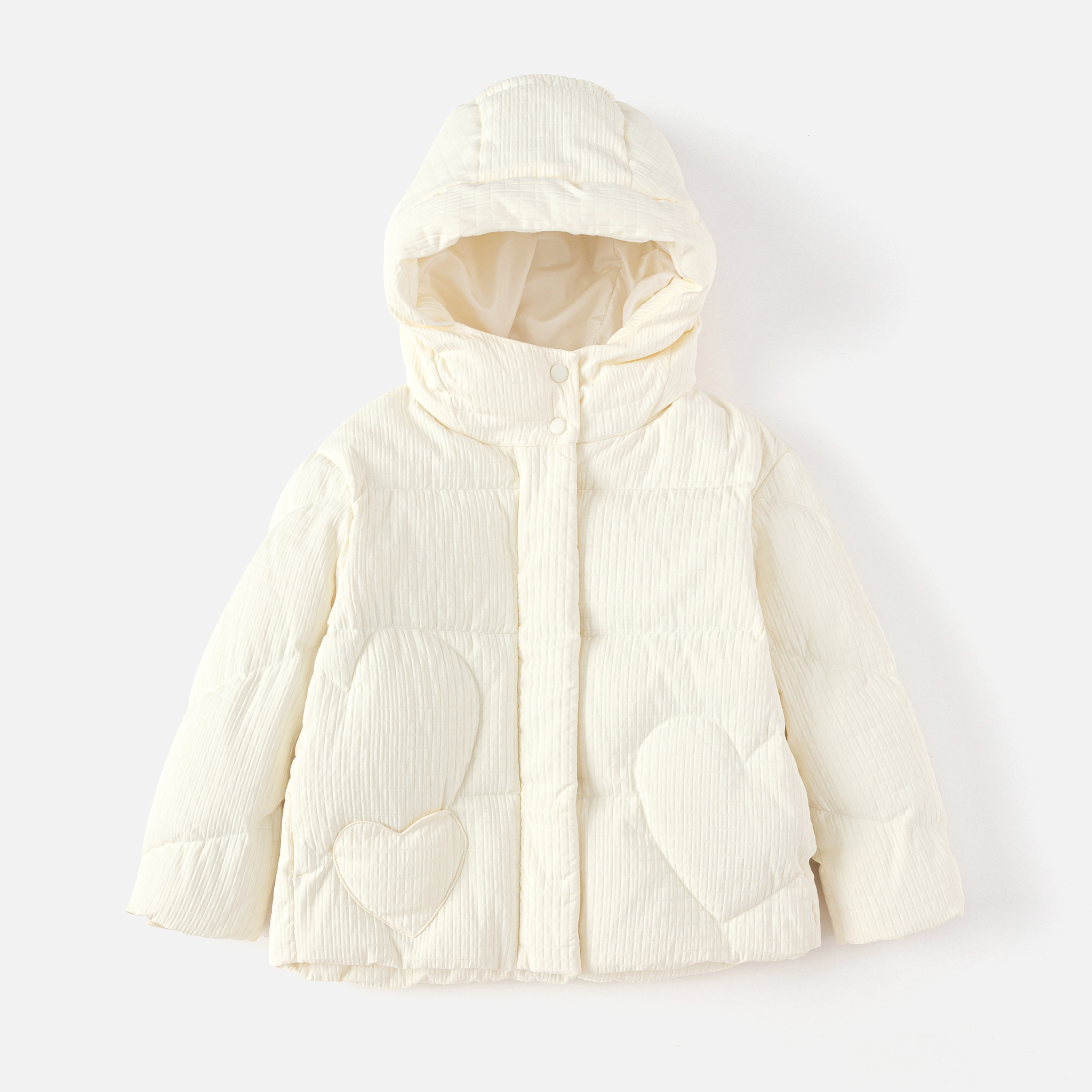 巴拉巴拉女童羽绒服儿童加厚连帽外套2024冬装新款潮201424107012