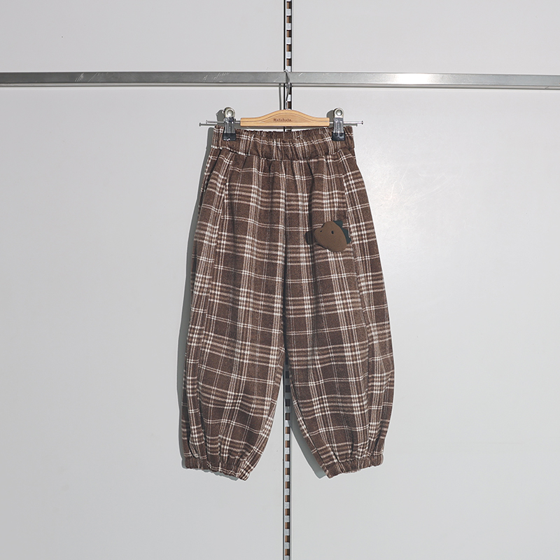 巴拉巴拉童装2025冬装新款男婴幼童针织长裤201425108118