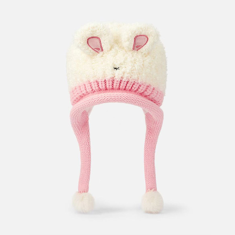 巴拉巴拉幼小童冬季卡通萌趣百搭防寒保暖针织护耳帽207425160207