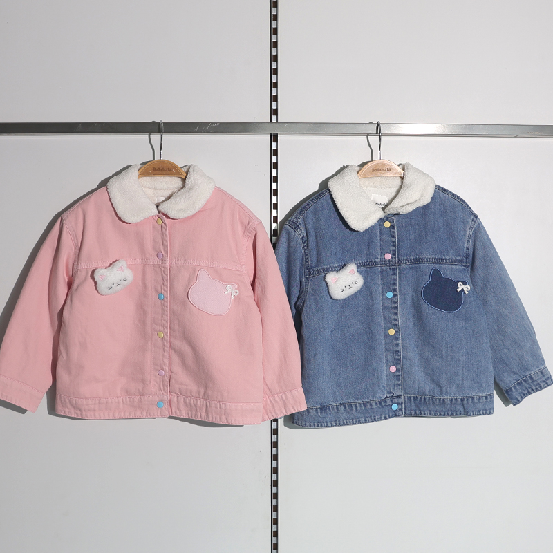 巴拉巴拉童装2025冬装新款女婴幼童牛仔便服外套201425105001