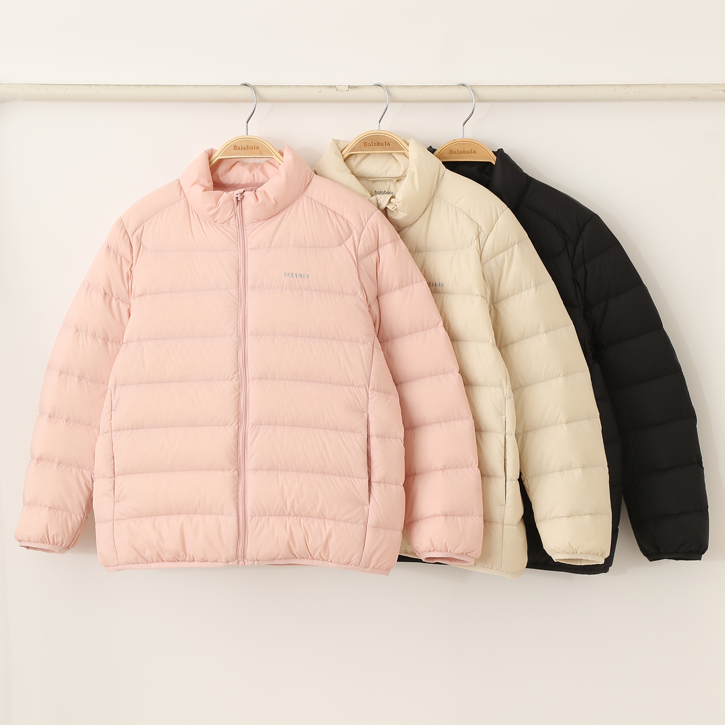 巴拉巴拉男女童轻薄羽绒服中大童2025冬儿童三防外套202425107203