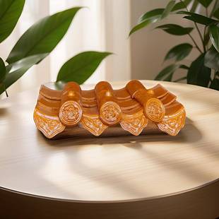 古建琉璃瓦片屋顶红色古建园林寺庙瓦房顶釉面仿古瓦片庭院瓦