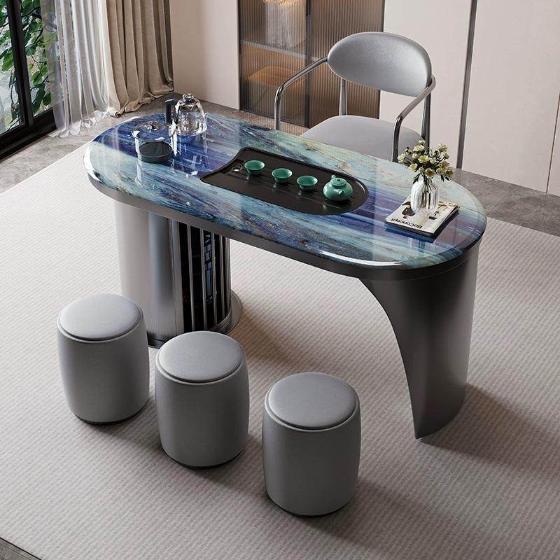 阳台轻奢岩板茶桌茶台办公客厅现代简约小户型超晶石1.2米1.4家用,商业/办公家具,茶台/茶桌,淘宝优惠券,粉丝福利购,淘宝优惠卷