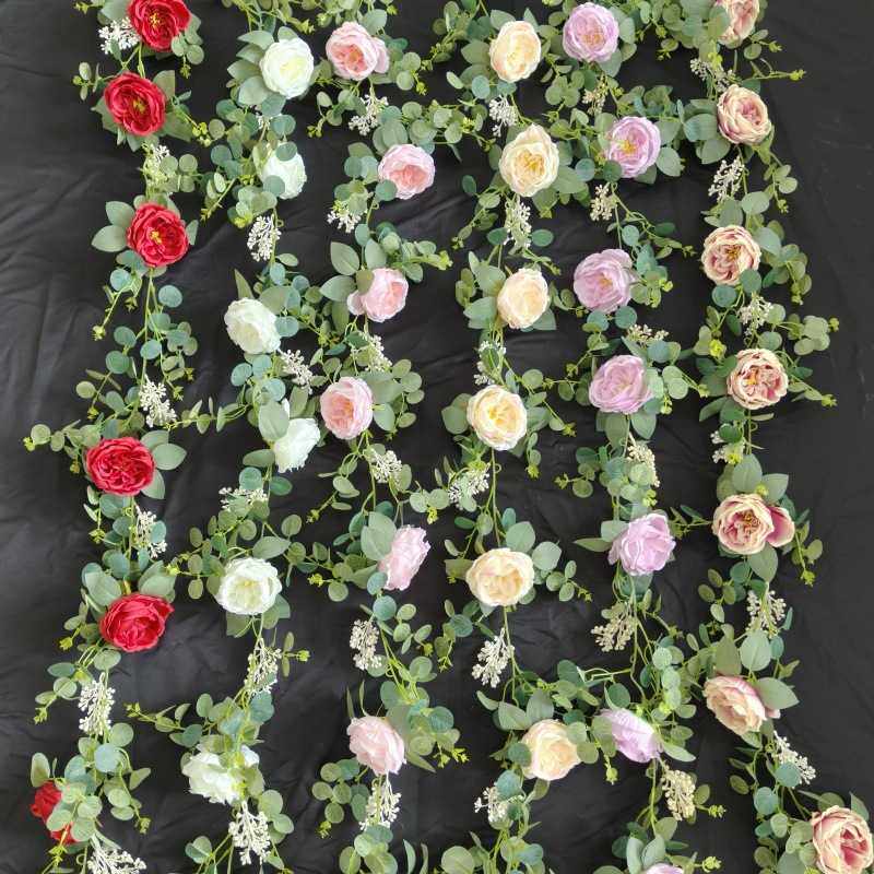 牡丹仿真牡丹玫瑰花藤塑料花串装空调户外藤蔓假花管道缠绕,家居饰品,仿真花/假花,淘宝优惠券,粉丝福利购,淘宝优惠卷