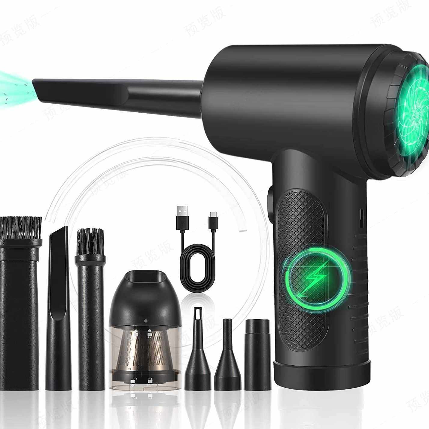 新家用手持吹尘器大功率除尘器吸吹二合一车载便携无线吹尘器,五金/工具,工业吸尘器/除尘器,淘宝优惠券,粉丝福利购,淘宝优惠卷