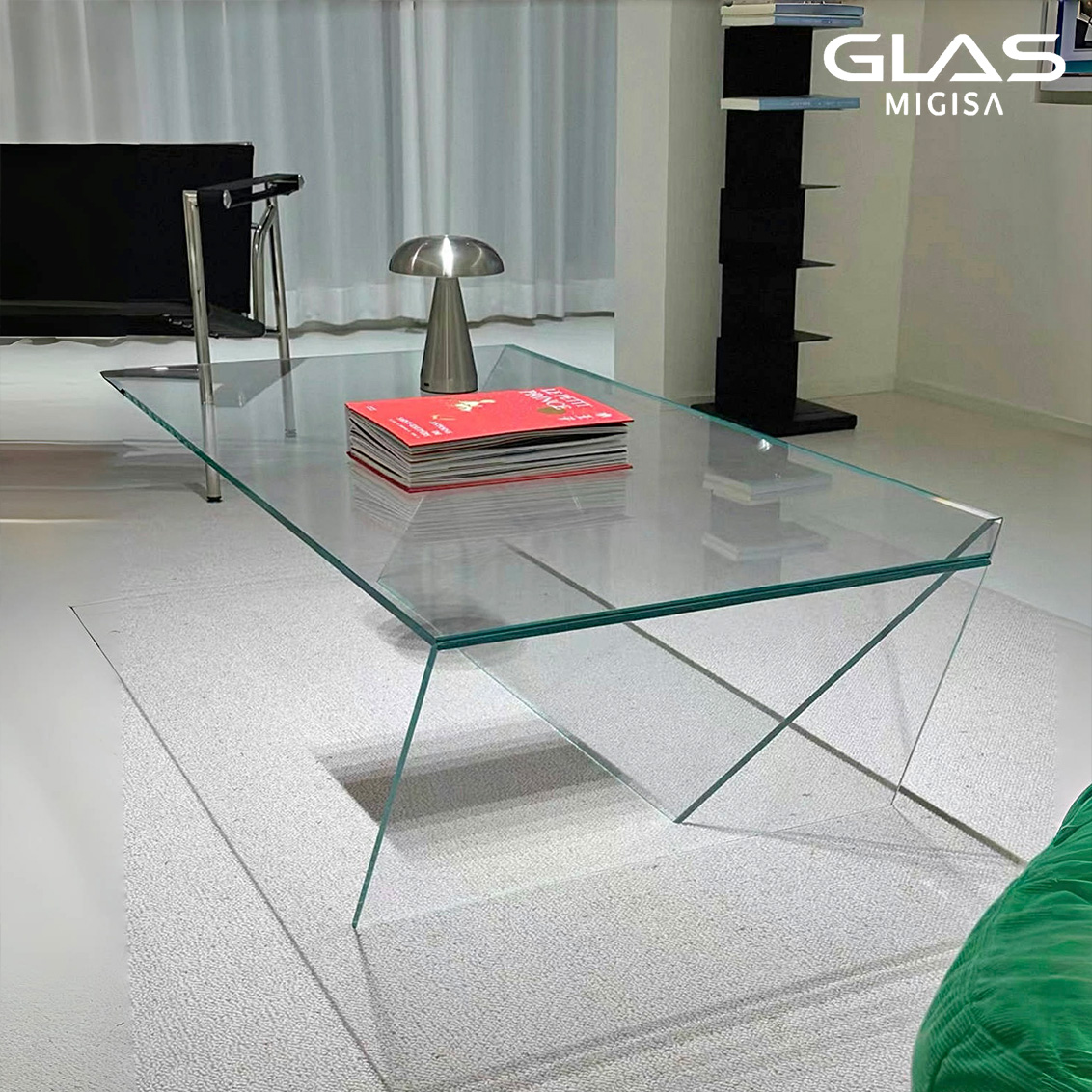 【官方正品】超白钢化玻璃茶几
