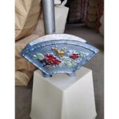 扇形水泥花盆模具塑料制品饰品摆件花盘自制创意DIY欧式 建筑模板