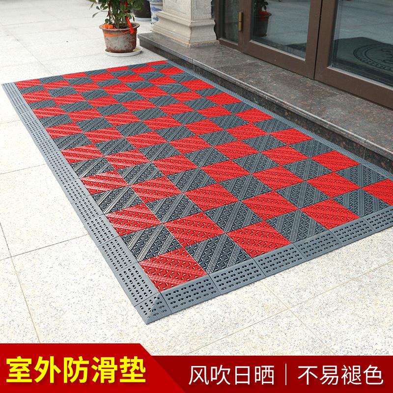 室外大门口进门防滑地垫门外防水脚踏垫店铺户外入户门垫商用地毯
