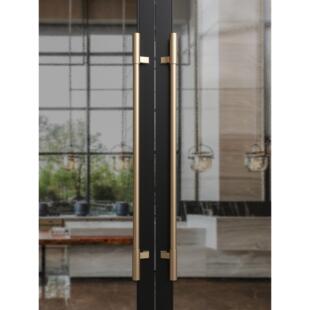 高档玻璃门拉手不锈钢大门把手商铺酒店大堂宴会厅推拉实木门把手