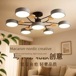 斯堪 Led天花板卧室灯简单现代餐厅吊 纳维亚客厅灯吊灯创意时尚