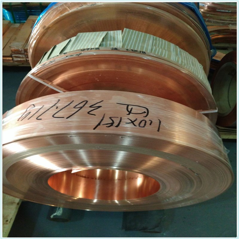 东莞腾宇厂家直销T2紫铜带0.1-3.0厚的紫铜带 原材料+加工费