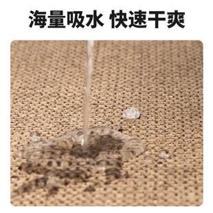 浴室防滑专用轻奢圆形进门高级感入户门地垫家用防油耐脏耐磨门垫