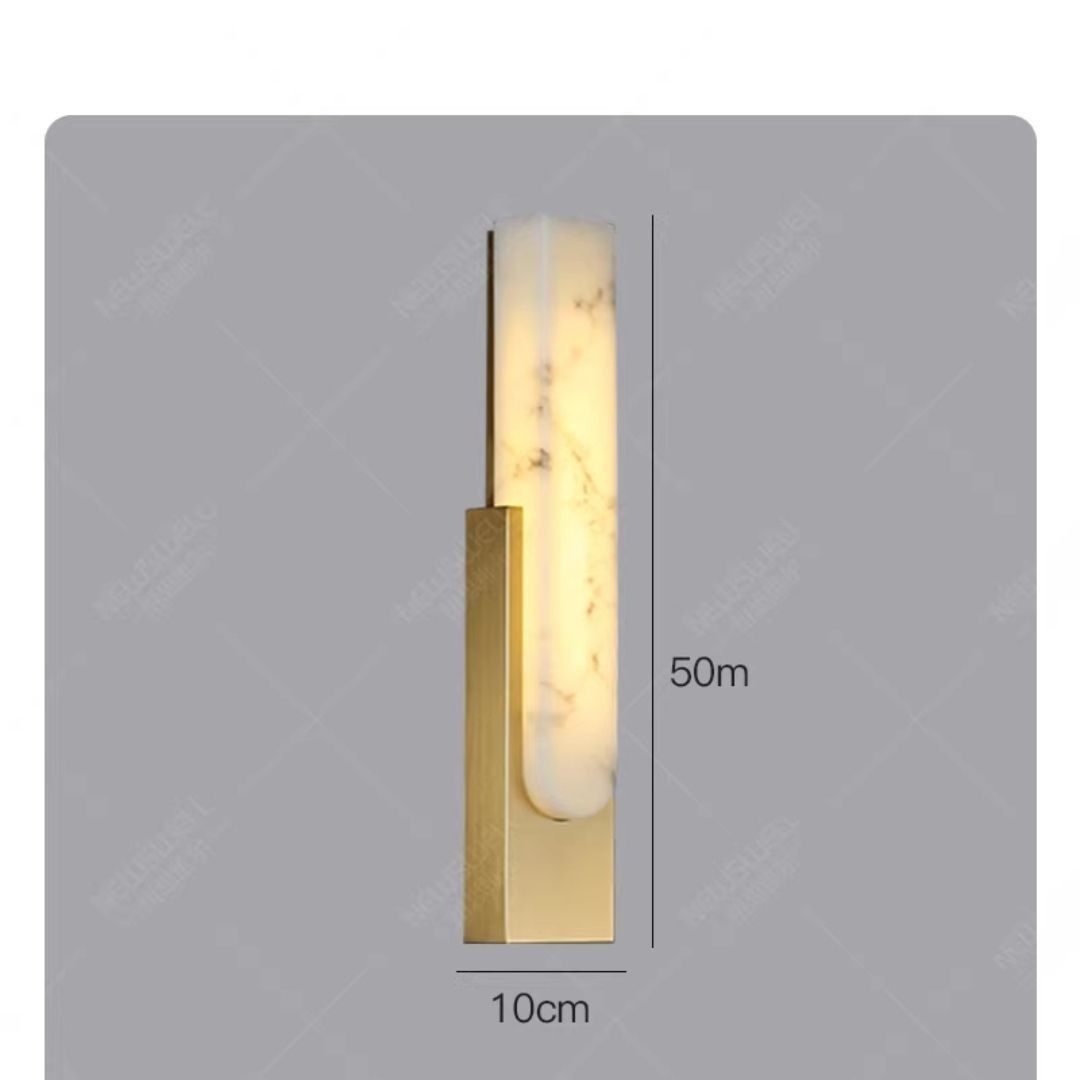 北欧仿云石壁灯客厅卧室楼梯过道阳台墙壁灯极简酒店民宿床头壁灯