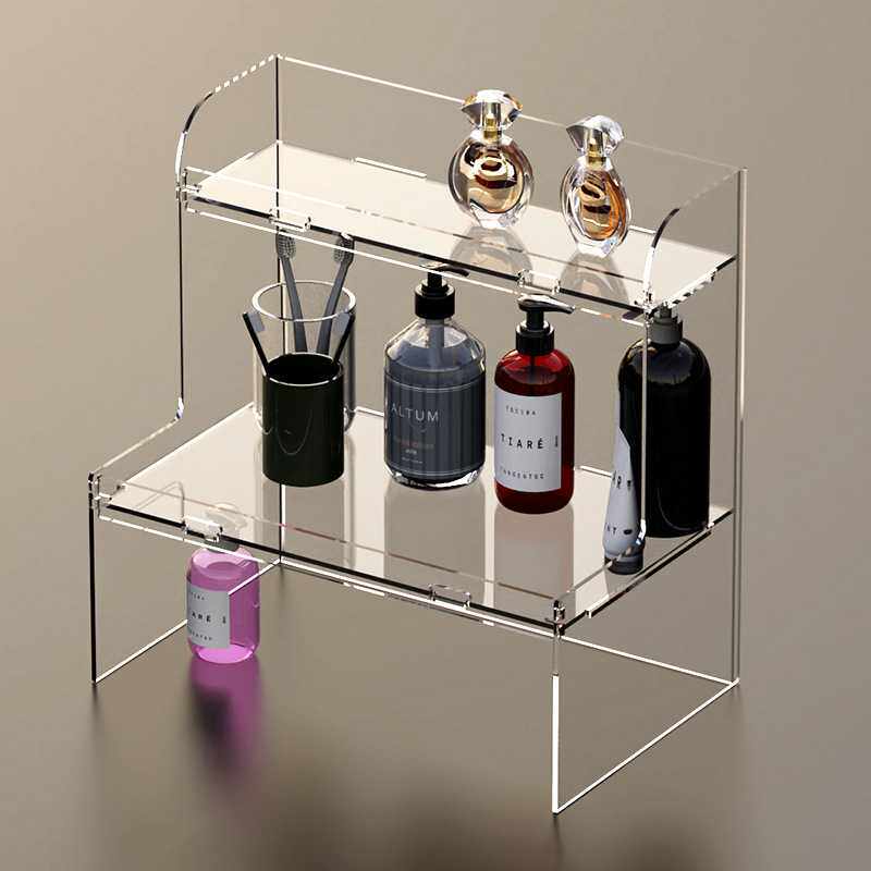 化妆品收纳盒护肤品桌面梳妆台整理面膜口红化妆刷抽屉置物架防尘