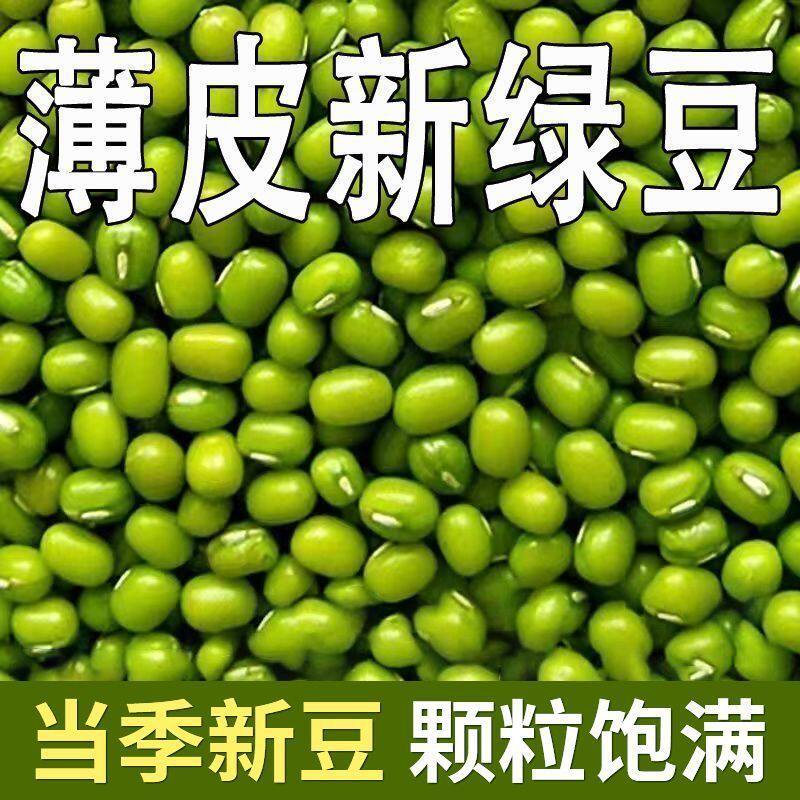 5斤新绿豆东北正宗薄皮小