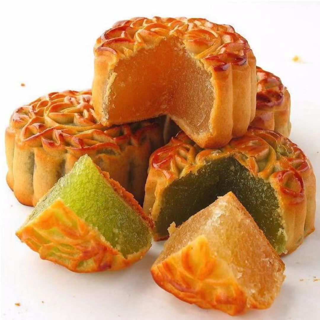 广式五仁月饼豆沙水果味