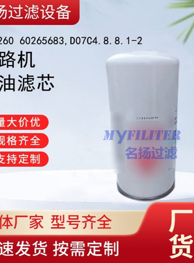 现货供应SSR260压路机柴油滤芯60265683,D07C4.8.8.1-2