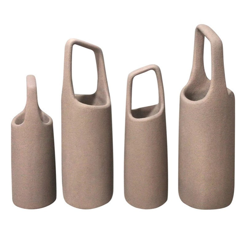 创意花盆组合壶形花器摆件简约样板间客厅玄关落地大花瓶现货批发