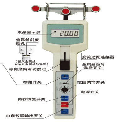 日本SHIMPO力新宝 手提式电子数字测量器 数字式张力仪 DTMB-10B