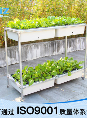 种菜盆套装可移动菜架立体种植蔬菜SC04储水棉绳菜园自吸水花盆