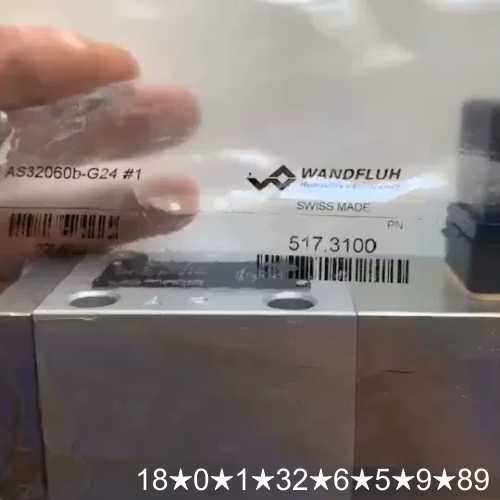 瑞士WANDFLUH万福乐电磁换向阀AS32060b-G24