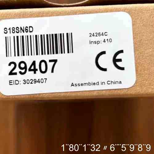 BANNER/邦纳传感器 S18SN6D-29407 全