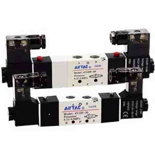 电磁阀4V220-08/4V320-10/4V420-15双头三位五通24V换向阀