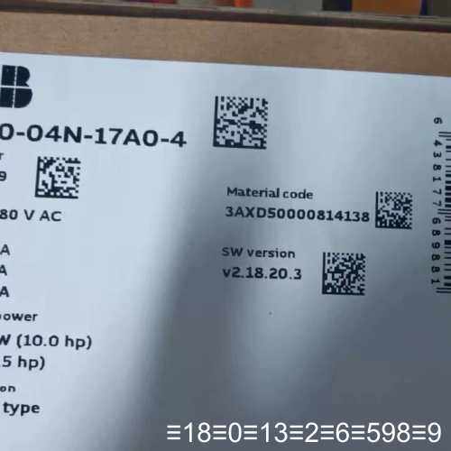 ACS180-04N-17A0-4，变频器，ACS18