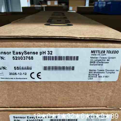 Mettler Toledo pH传感器EasySens