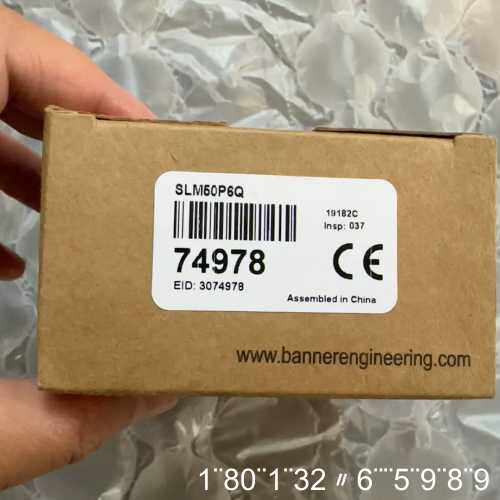 正品BANNER邦纳槽型光电传感器SLM50P6Q，