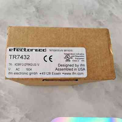 德国IFM易福门温度传感器TR7432，全新原装正品，带原厂