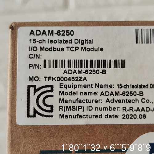 ADAM-6250-B研华支持Modbus TCP的15路隔