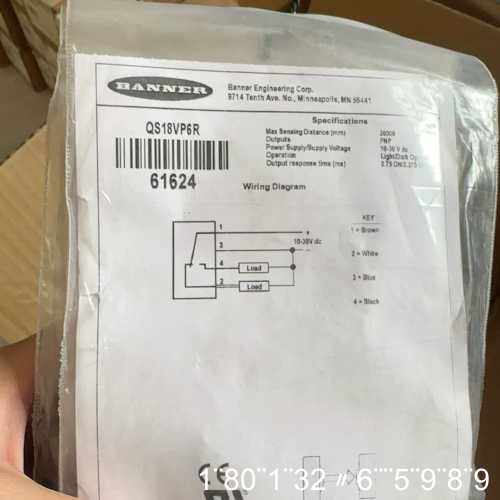 BANNER邦纳光电传感器 QS18VP6R 型号6