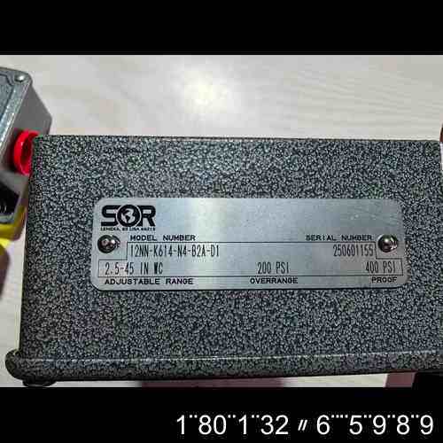 索尔SOR压力开关12NN-K614-N4-B2A-D1