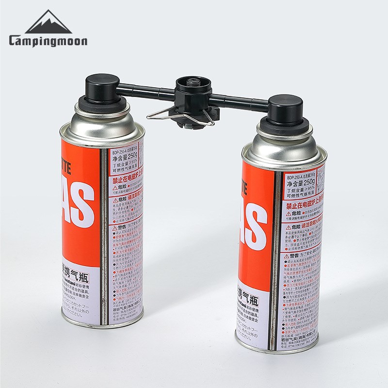 柯曼BKZ30铝合金卡式长气罐三供一转接头户外炉具露营炉具配件